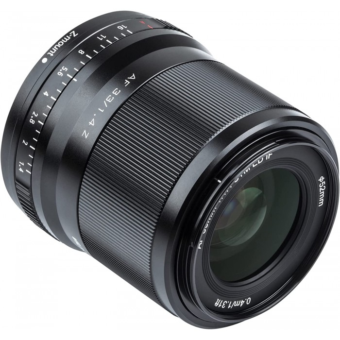 【新品同様】VILTROX AF 33/1.4 Z マウントレンズ Viltrox 33mm F1.4 AF APS-C Lens For Nikon Z-Mount
